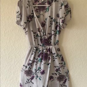 floral long fitted dress